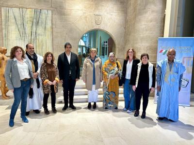 Delegacion saharaui se reúne con la “Ponencia Paz y Libertad en el Sáhara Occidental” y otras instituciones riojanas