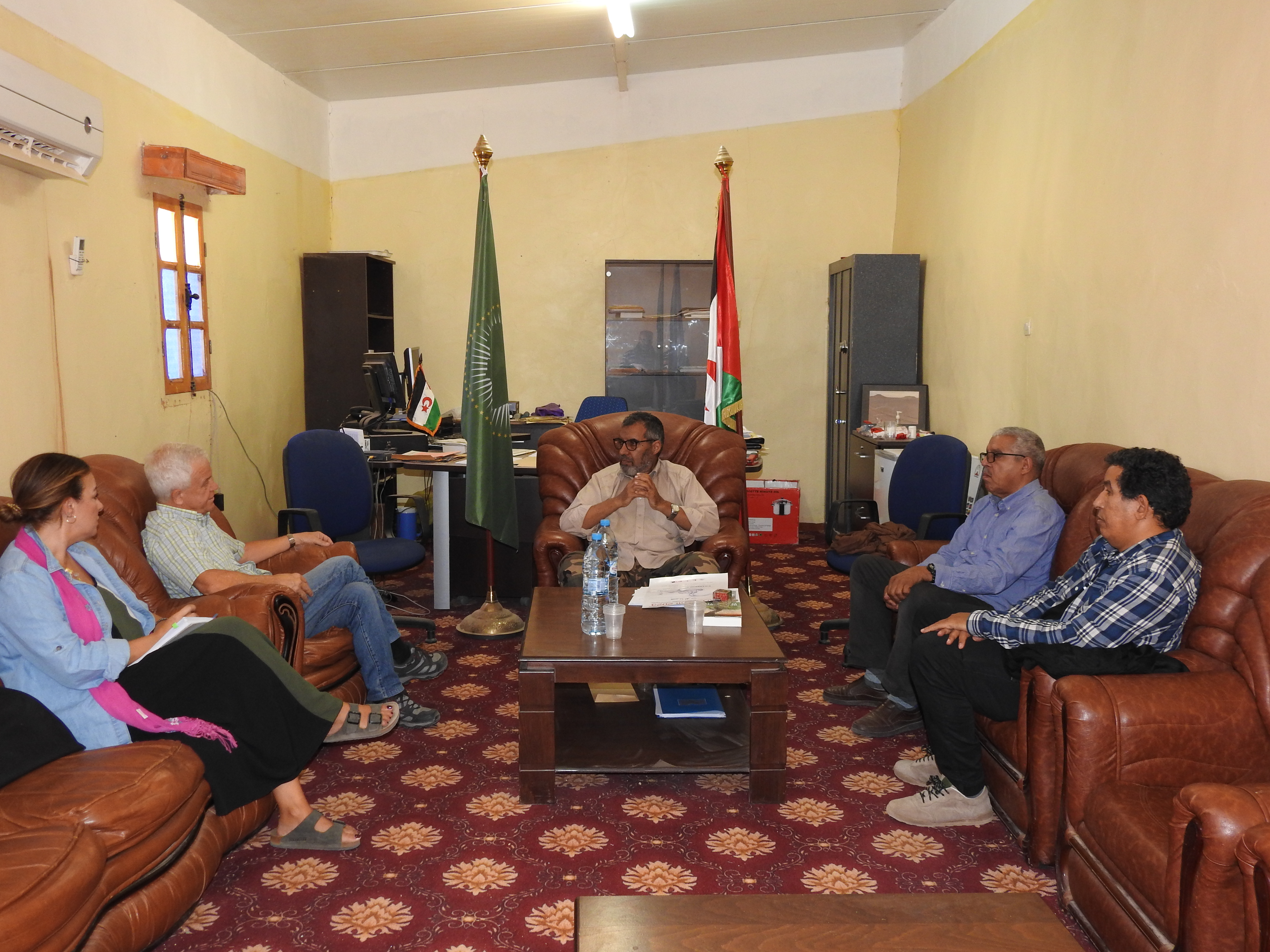 Primer ministro recibe a Carmelo Ramírez Carmelo Bachraya cabildo Canarias Frente POLISARIO