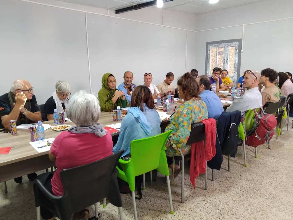 delegación italiana mantiene reuniones con altos cargos del POLISARIO delegación italiana frente Polisario solidaridad Chahid El Hafed