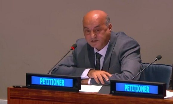 Argelia -Sahara occidental solidaridad Intervención en ONU del del grupo parlamentario de amistad y fraternidad Argelia-Sáhara Occidental,