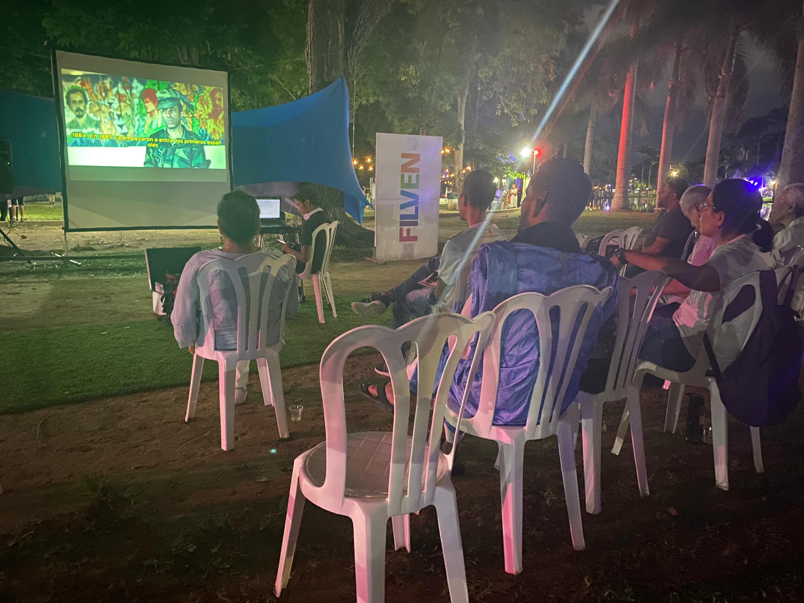 presentación de cortos de cine saharaui en Venezuela Cine saharaui en Venezuela para dar visibilidad a la causa cine saharaui Escuela de Formación Audiovisual Abidin Kaid Saleh