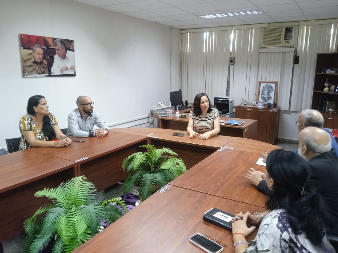 RECTORA de la UA recibe embajador saharaui ARTEMISA