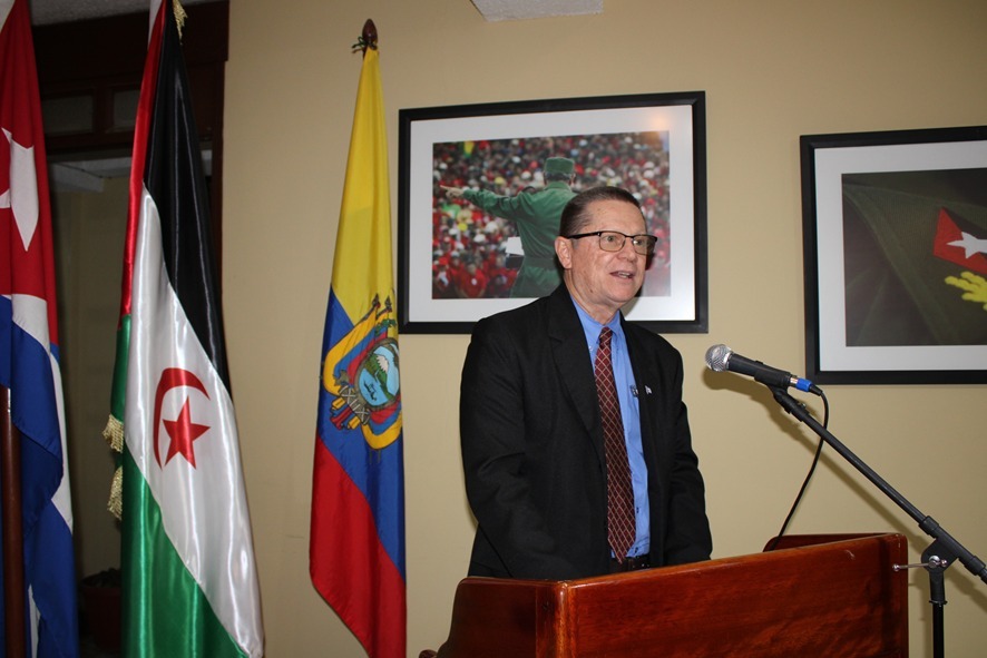 embajador_de_cuba_basilio_gutierrez en Coloquio sobre la Cuestión del Sáhara Occidental’ en Ecuador Coloquio sobre la Cuestión del Sáhara Occidental’