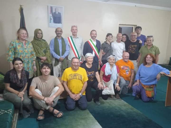 importante delegación italiana concluye visita a los Campamentos, Delegación de Toscana y Emilia Romagna