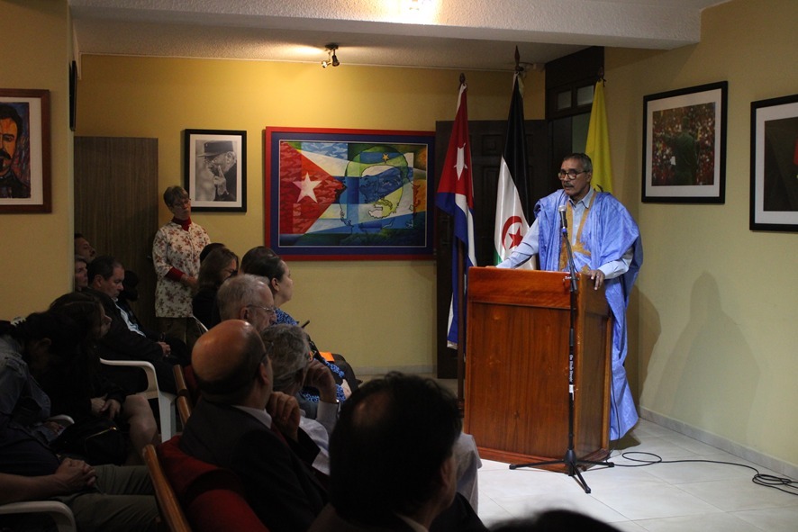 , ministro de Educación de la RASD para un ‘Coloquio sobre la Cuestión del Sáhara Occidental’, Embajada de Cuba en Ecuador ‘Coloquio sobre la Cuestión del Sáhara Occidental’, Embajada de Cuba en Ecuador