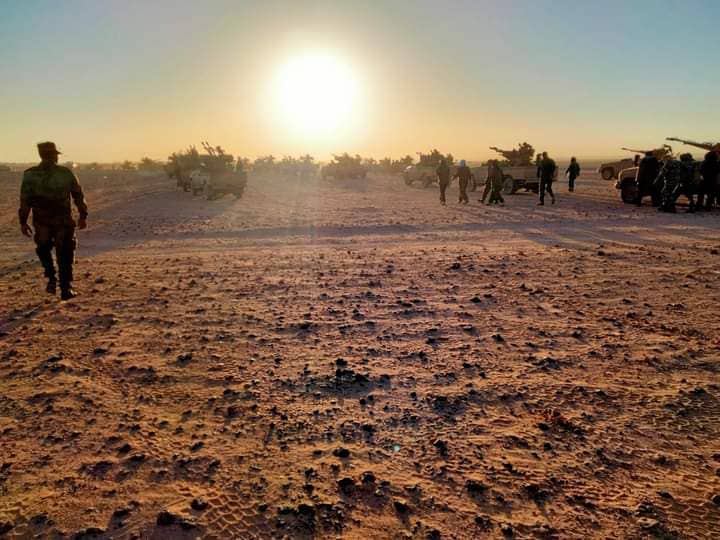 El Ejército Popular de Liberación Saharaui (ELPS), listo para cualquier eventualidad batería militar saharaui