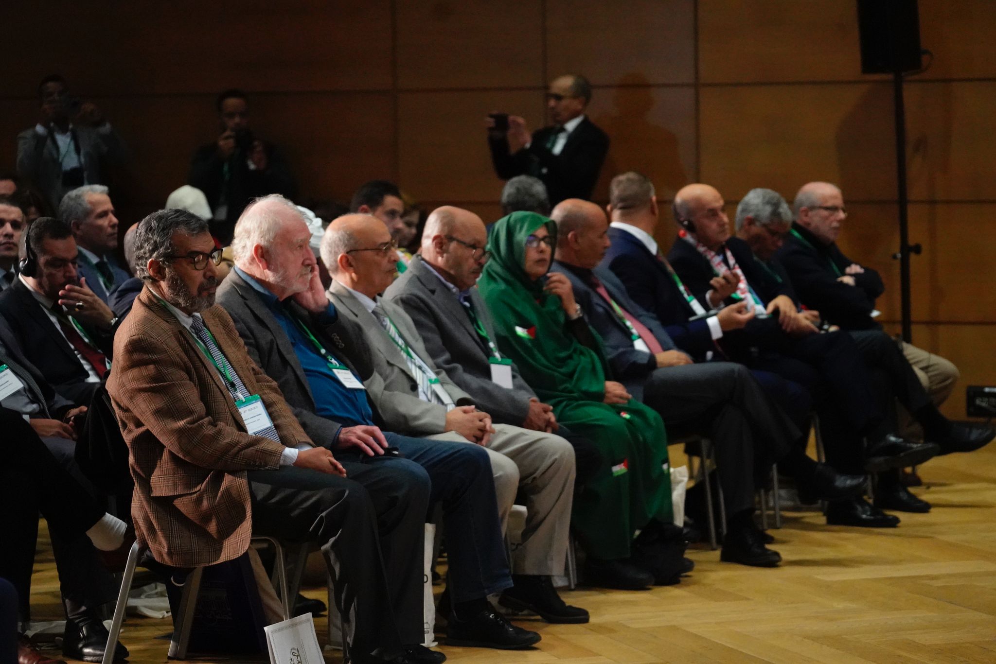 delegación de la República Árabe Saharaui Democrática (RASD), liderada por el Primer Ministro Bucharaya Hamudi Beyun delegación de la República Árabe Saharaui Democrática (RASD), liderada por el Primer Ministro Bucharaya Hamudi Beyun