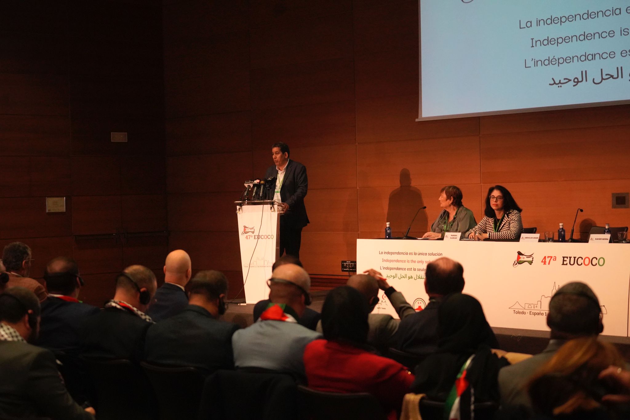 Abdulah Arabi, delegado del Frente POLISARIO en España Abdulah Arabi, delegado del Frente POLISARIO en España