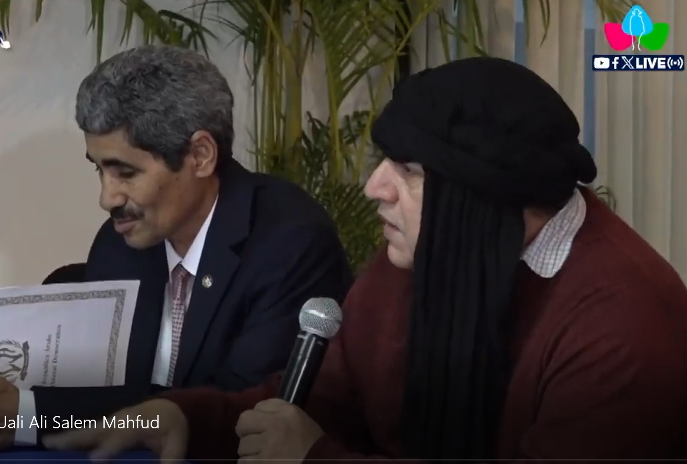 الرئيس ابراهيم غالي اتحاد الصحفيين