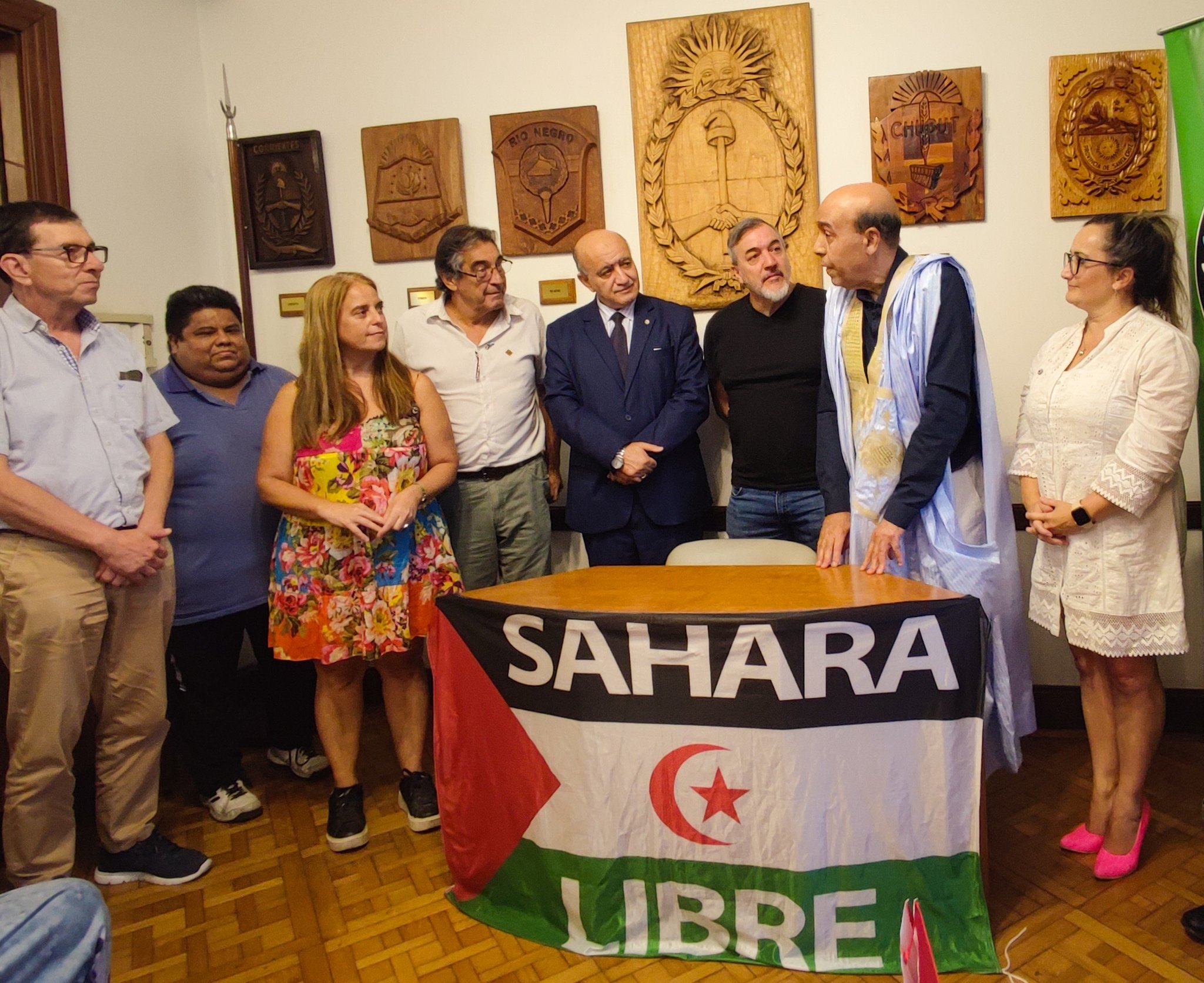 Frente POLISARIO reconoce labor de sindicatos Frente POLISARIO en Argentina