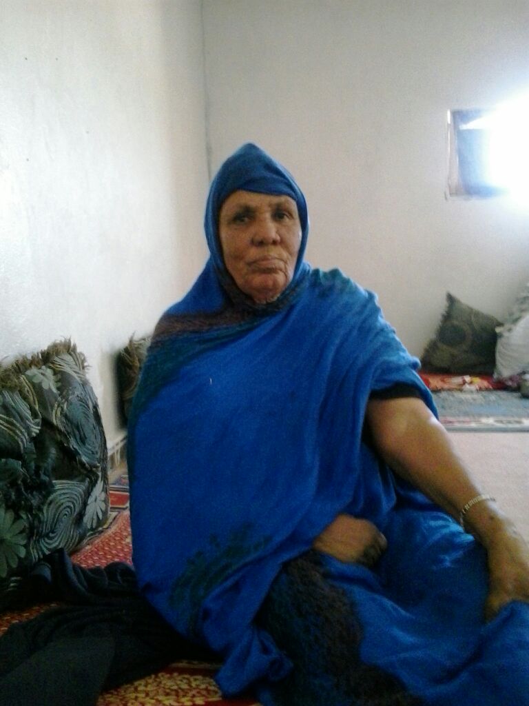 Muemina Suelam esta mañana en su casa La Educadora Mueimina Suelam