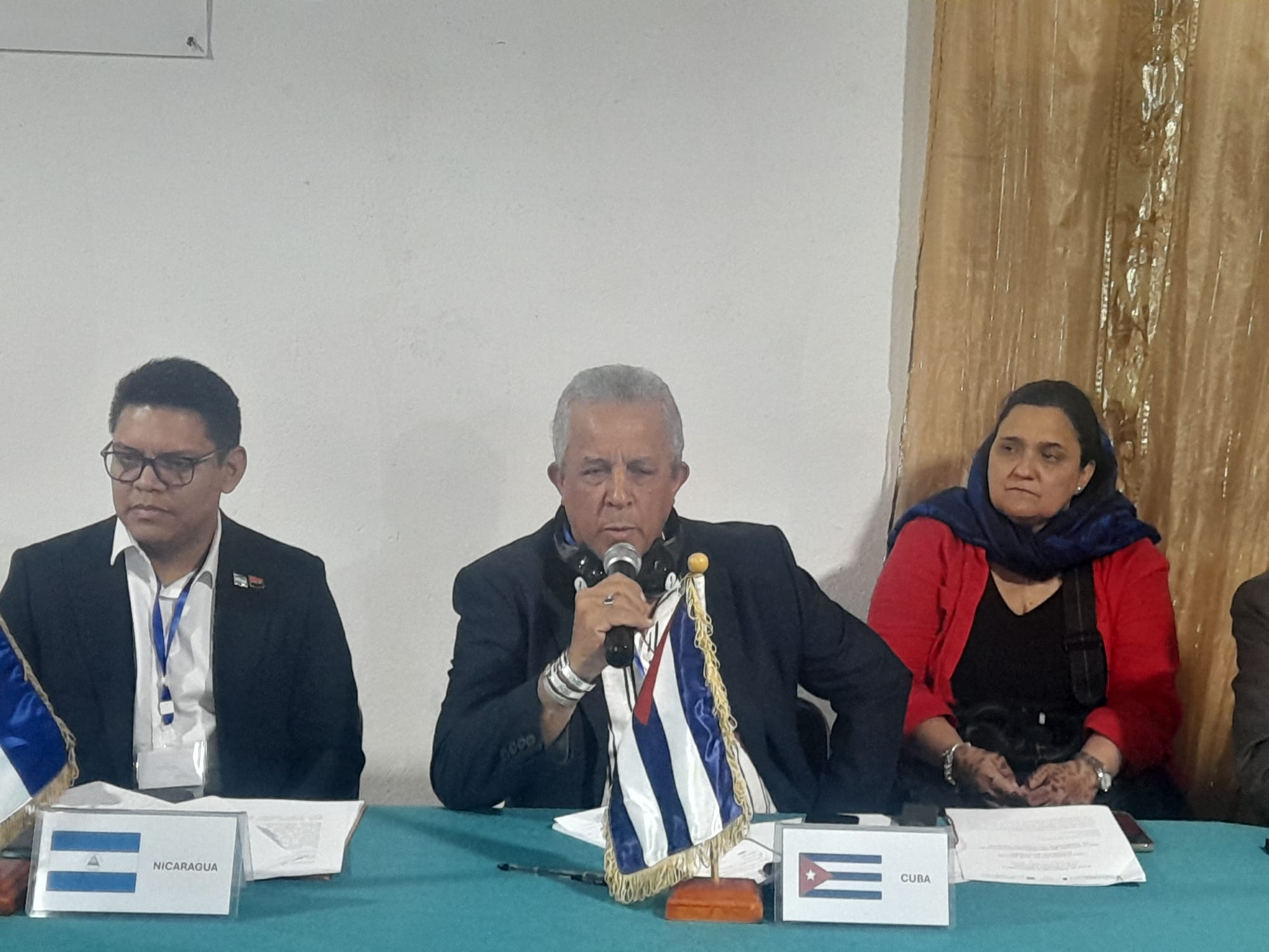 Embajador de cuba Héctor IGARZA CABRERA, interviene en FORO Intervención en Foro Diplomático de Solidaridad con el Pueblo Saharaui