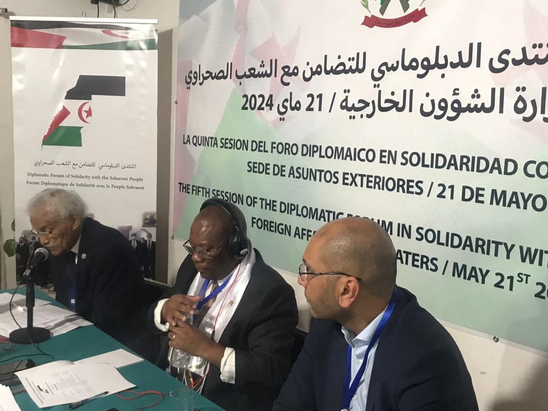 Parte del Foro Diplomático de Solidaridad con el Pueblo Saharaui Foro Diplomático de Solidaridad con el Pueblo Saharaui