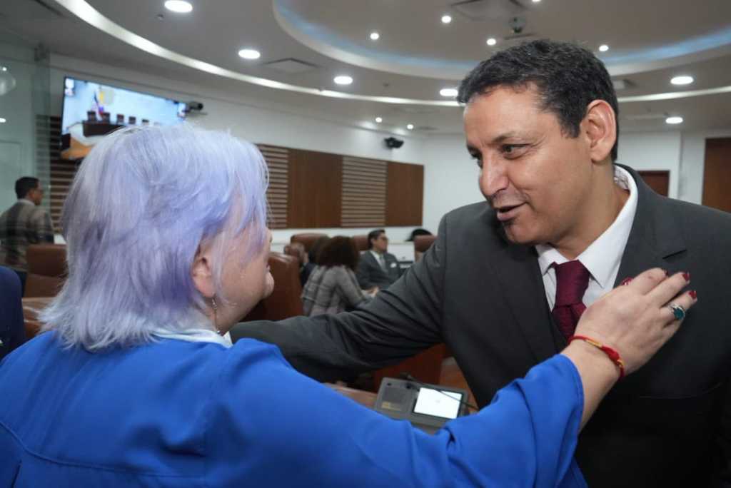 Senadora de Colombia, Gloria Florez con mah yahadih Embajador Mah Yahadih