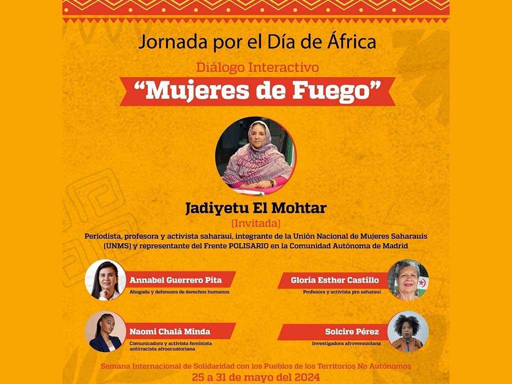 “Mujeres de Fuego”, en Jornada por el Día de África. Jornada por el Día de África.