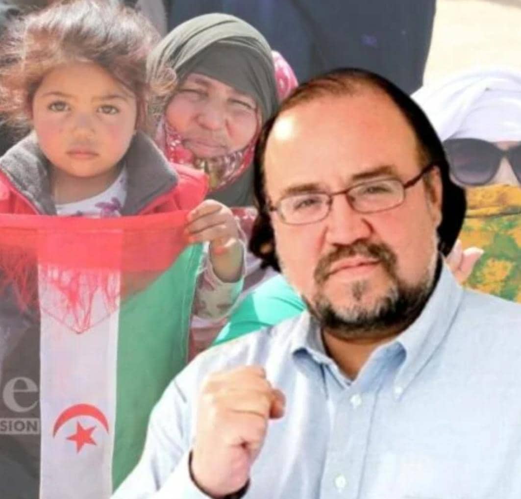 Esteban Silva en Dajla sede del congreso del Frente POLISARIO con participantes de AL Esteban Silva Cuadra es Presidente de la Asociacion Chilena de Solidaridad con el Sahara Occidental