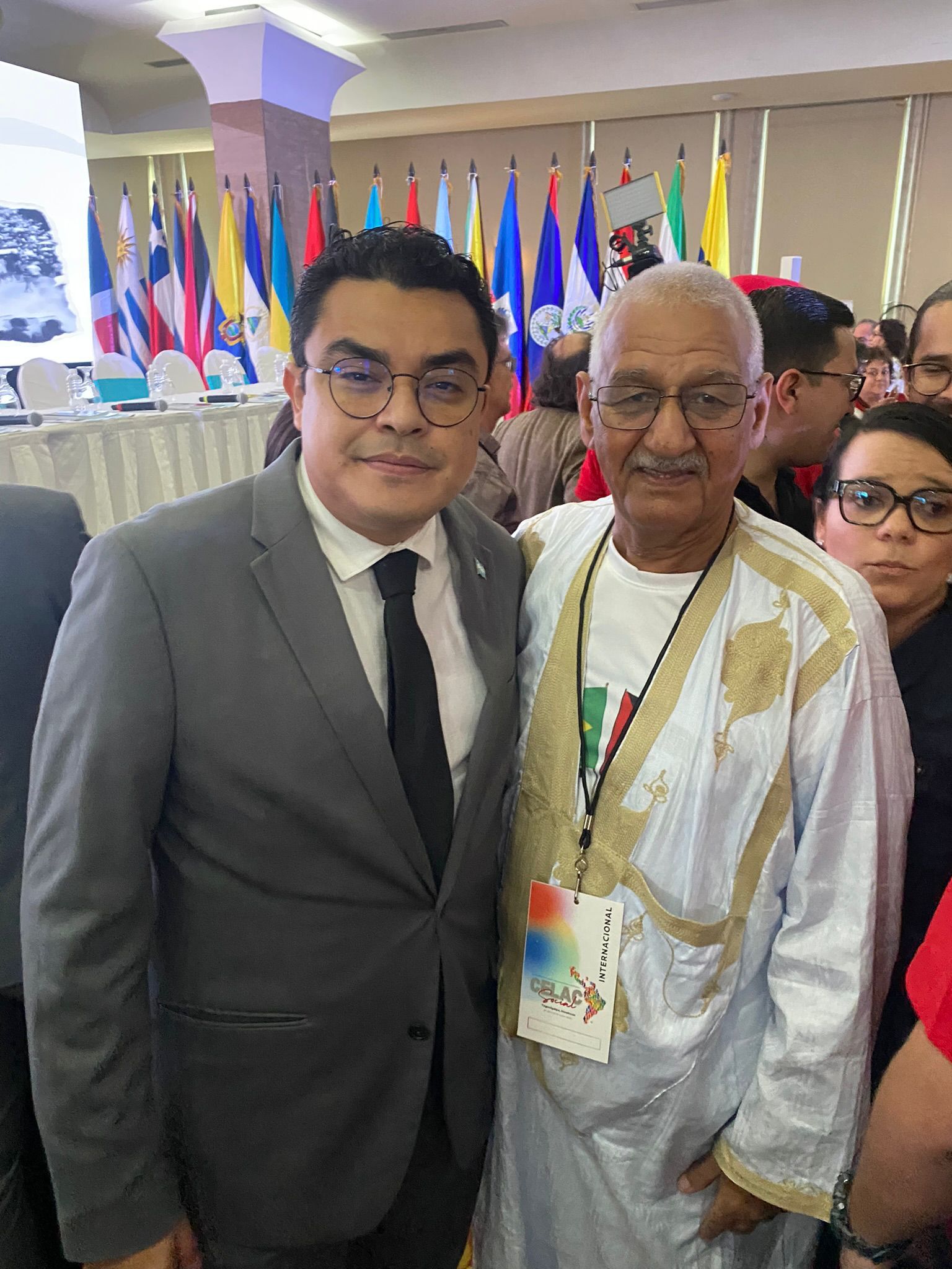Delegación saharaui en CELAC-Social 2024 y Foro de Sao Paulo XXVII Encuentro Sao Pablo