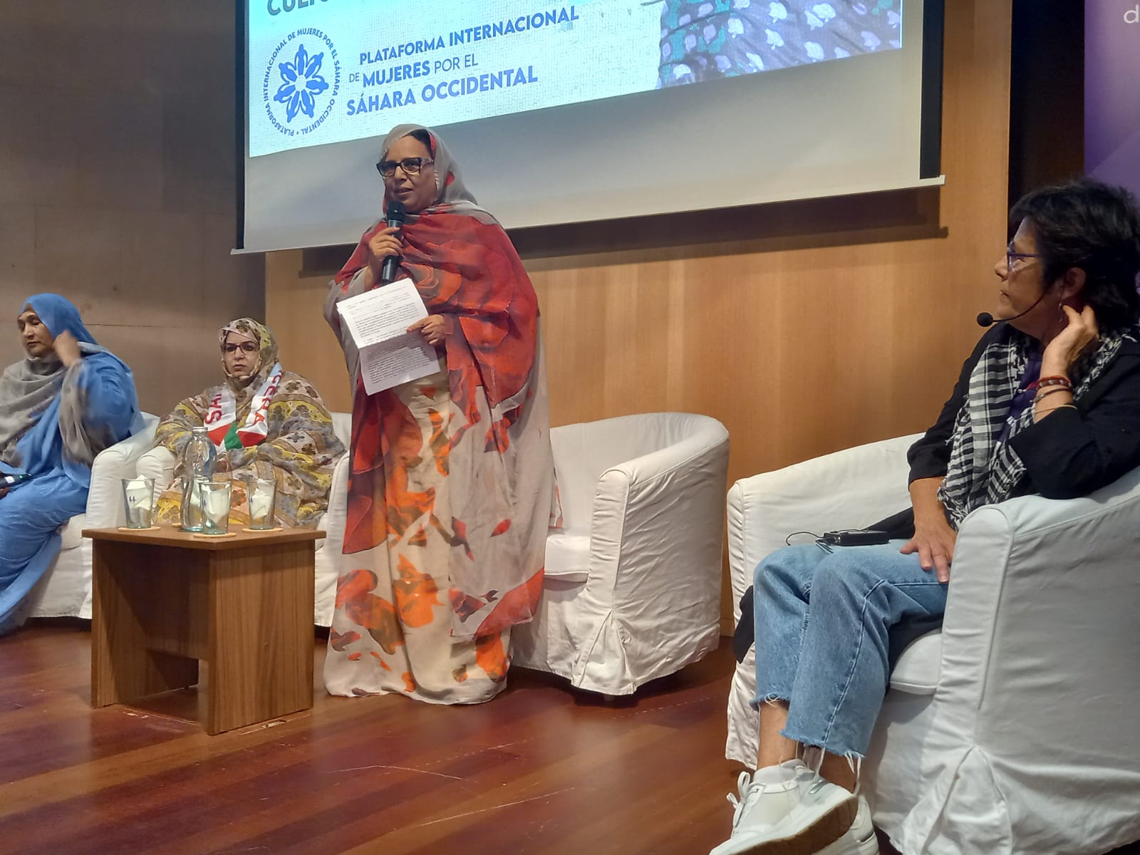 Fatma Mehdi, Ministra de Cooperación en actividad en Universidad de La Laguna Universidad de La Laguna