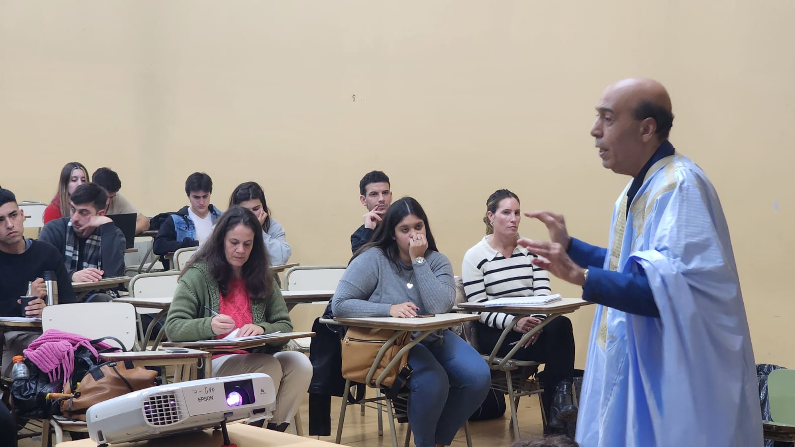Representante del Frente Polisario en Argentina en Universidad Nacional de La Plata Mohamed Alí Alí Salem, Representante del Frente Polisario en Argentina