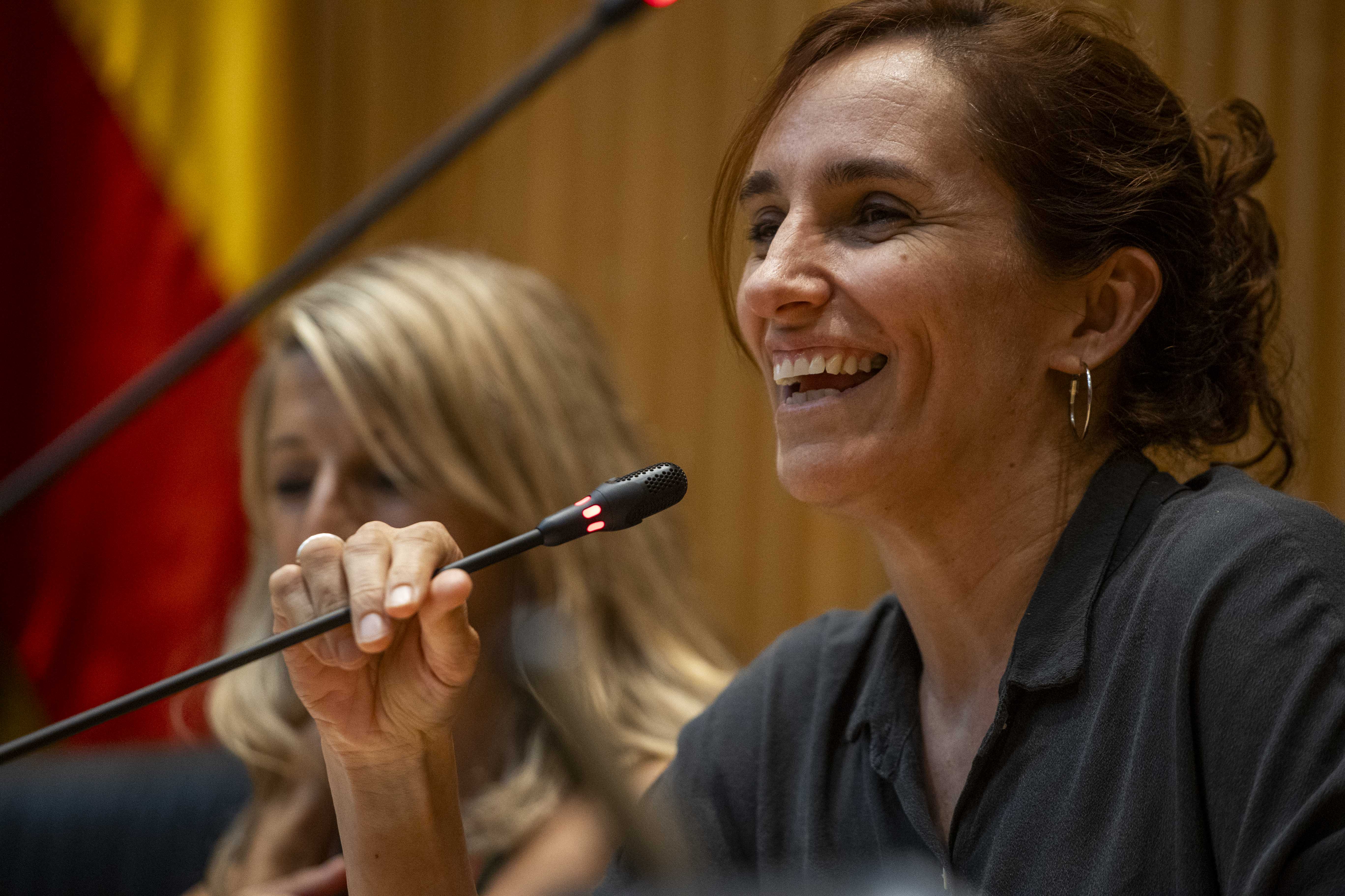 Monica Garcias con los niños saharauis