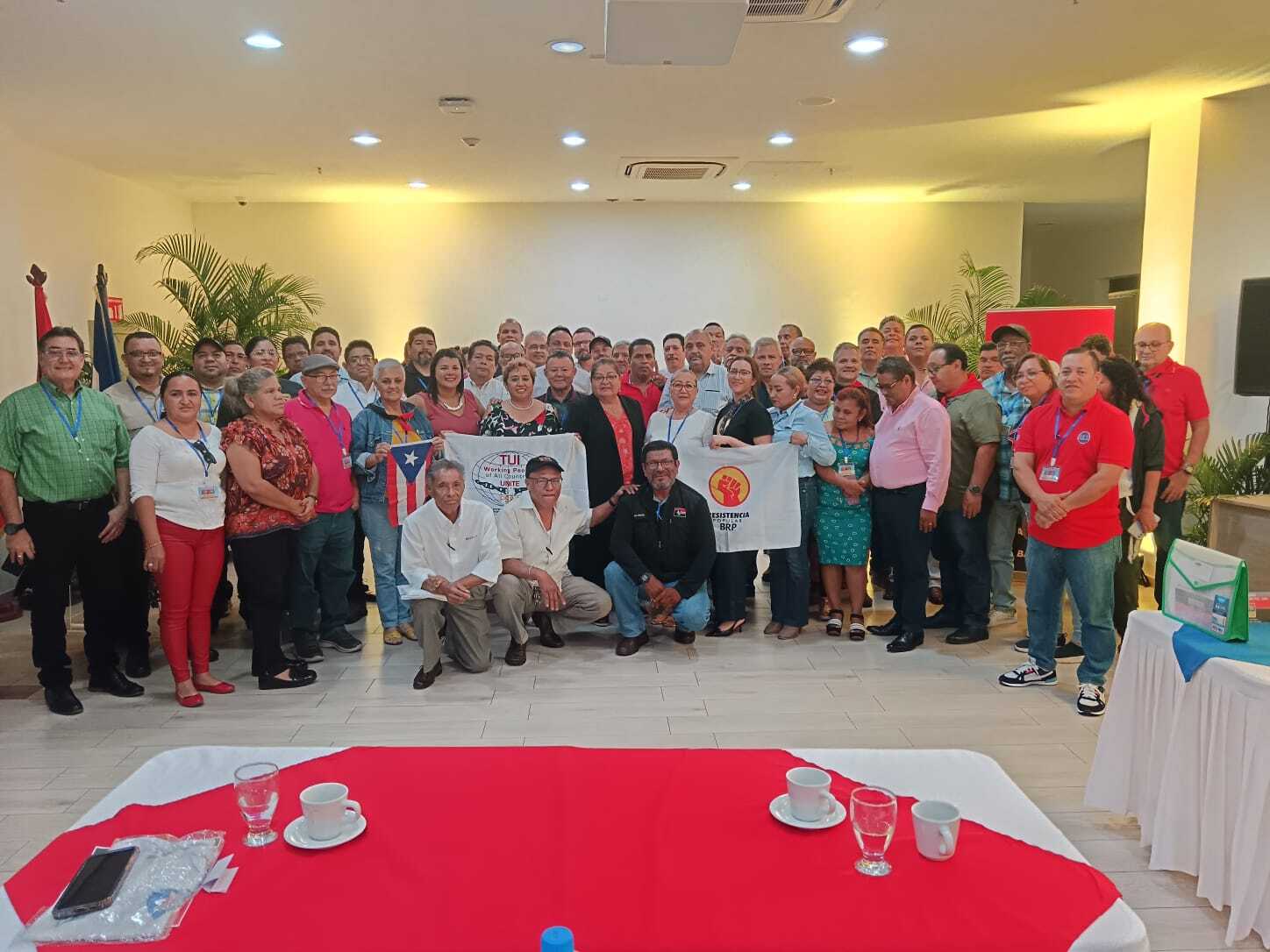 Moción Encuentro Sindical Internacional en Nicaragua en apoyo a la RASD Encuentro Sindical Internacional