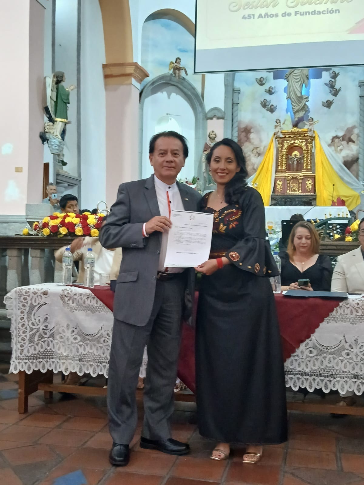 Daira de Tifariti y Embajada de la RASD en Ecuador saludan 451º aniversario de Pomasqui hermanamiento vigente entre Pomasqui y la Daira de Tifariti,