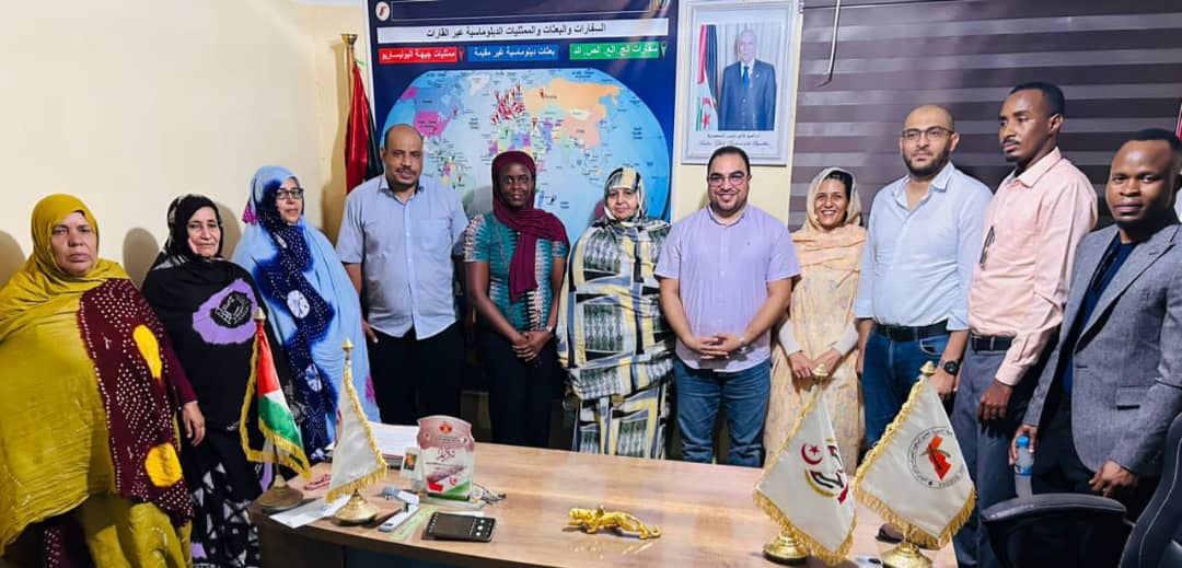 delegación en representación de la oficina regional del Norte de África del Centro Africano para la Prevención y Control de Enfermedades (CDC África) Centro Africano de Prevención