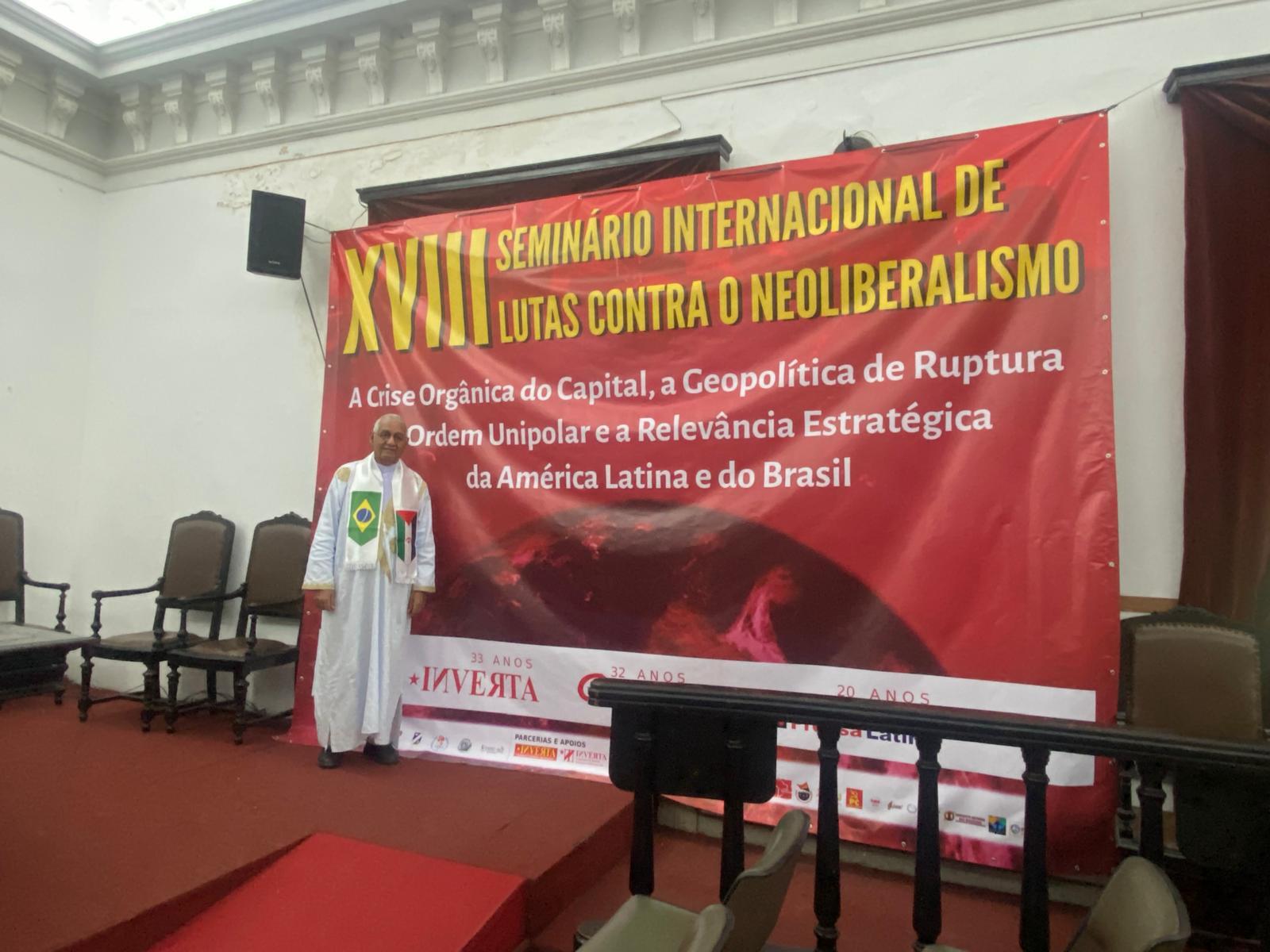 Ahmed en XVIII Seminario Internacional de lucha contra el Neoliberalismo XVIII Seminario Internacional de lucha contra el Neoliberalismo