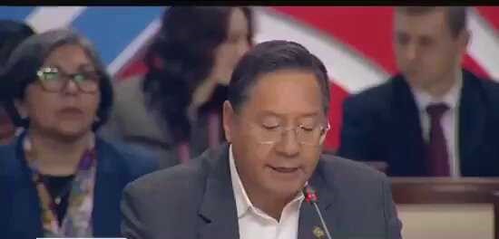 Luis Arce habka sobre autodeterminación del Sahara occidental en cumbre del BRICCS Cumbre BRICCS