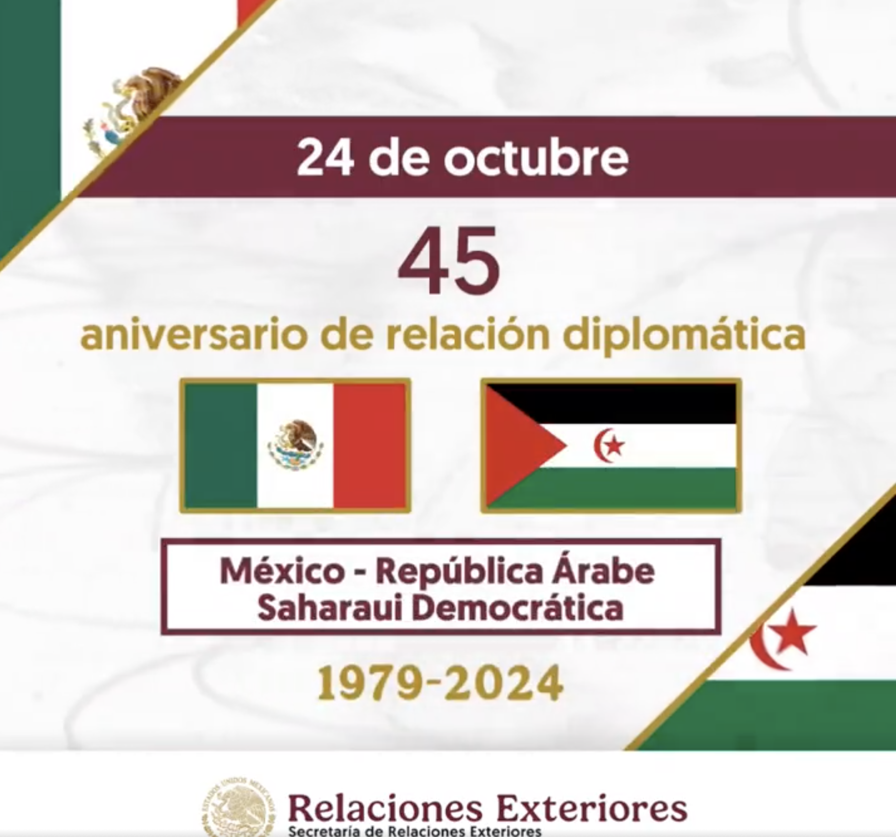 relaciones diplomáticas entre México y República Árabe Saharaui Democrática relaciones diplomáticas entre México y República Árabe Saharaui Democrática