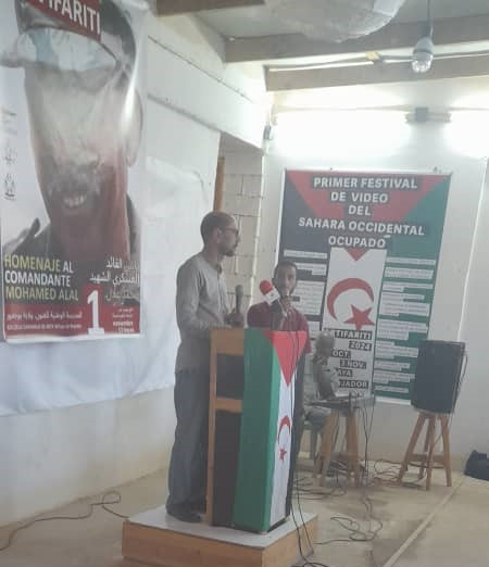 discurso del Sg del Ministerio , Mohamed Gali en clausura XVIII Encuentros Internacionales de Arte y Derechos Humanos del Sahara Occidental (ARTifariti) clausura XVIII Encuentros Internacionales de Arte y Derechos Humanos del Sahara Occidental (ARTifariti)