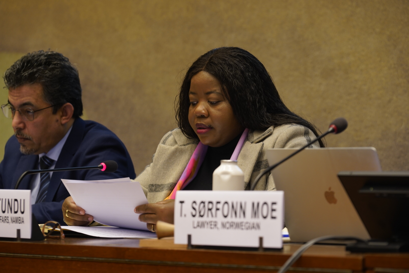Viceministra de Exteriores de Namibia