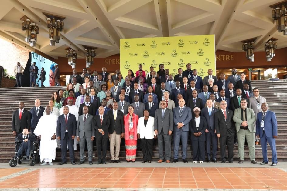 La Republica Saharaui presente en la cumbre extraordinaria de la Unión Africana (UA) sobre el desarrollo agrícola en el continente africano, , Baba Afdeid, ministro de Desarrollo Económico,
