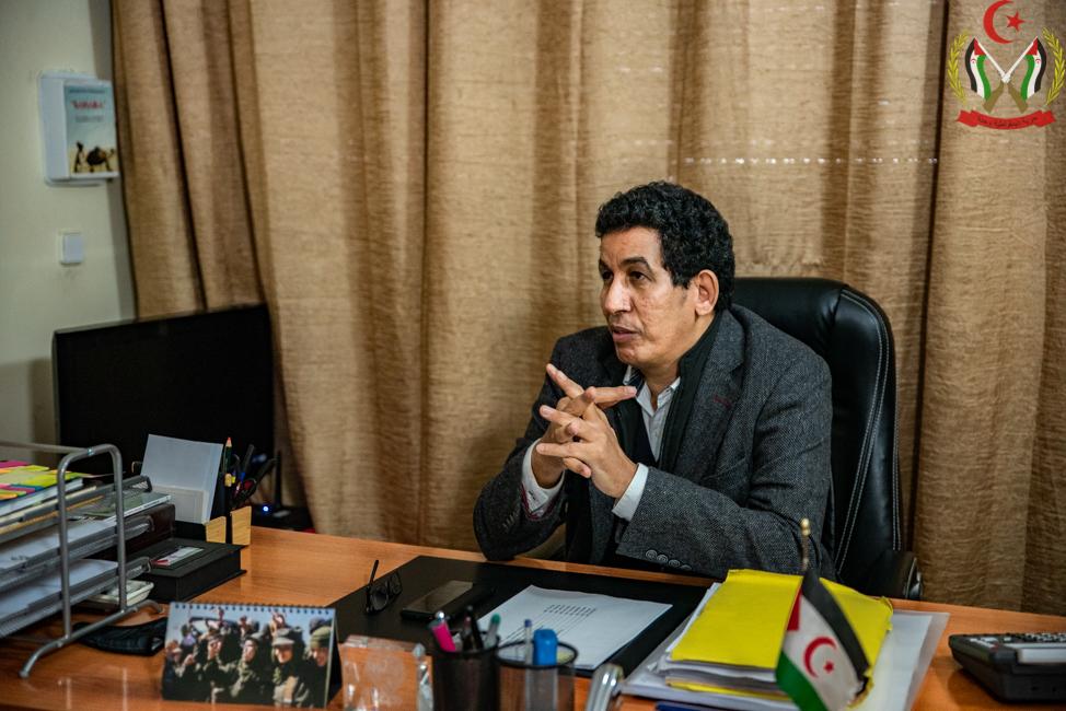 Delegado del Frente POISARIO en España Abdullah Arabi Abdul-lah Arabi