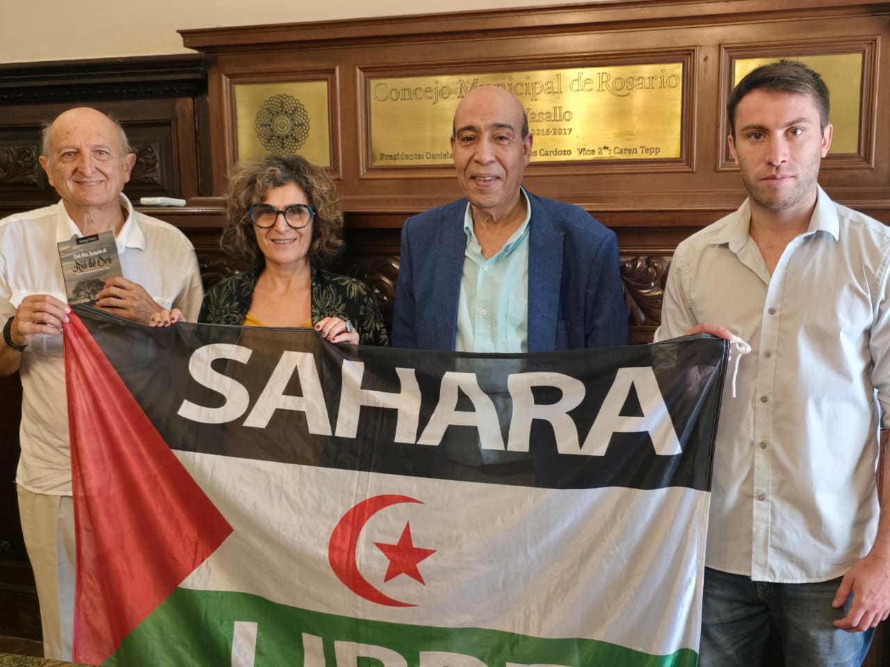 El POLISARIO mantiene reunión con los concejales del Partido Justicialista;y con Jésica Pellegrini, Concejala de Ciudad Futura. reunión con los concejales del Partido Justicialista;