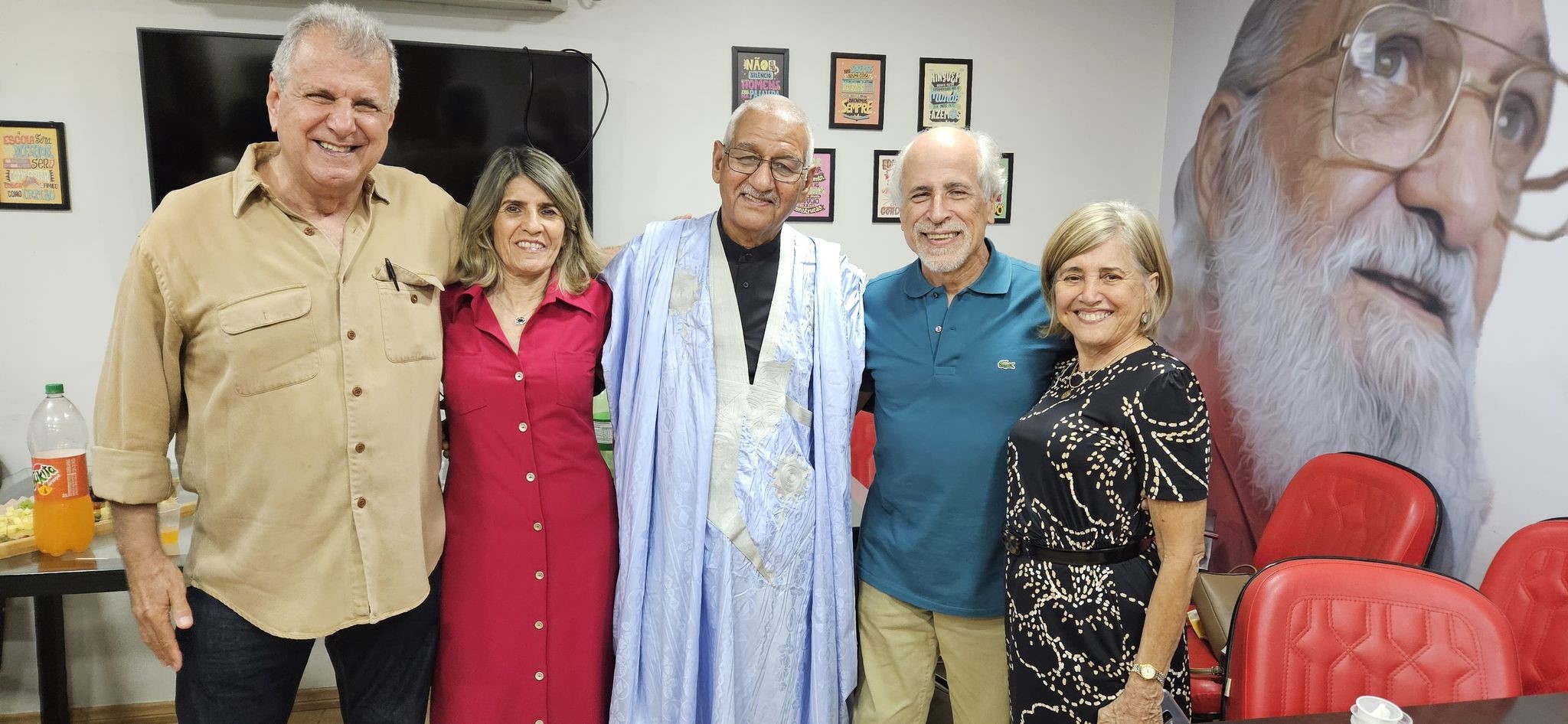 Personalidades e el acto y celebración por el 49 Aniversario de la República Saharaui BRASIL/ Representación del Frente Polisario celebra 49 Aniversario de la República Saharaui
