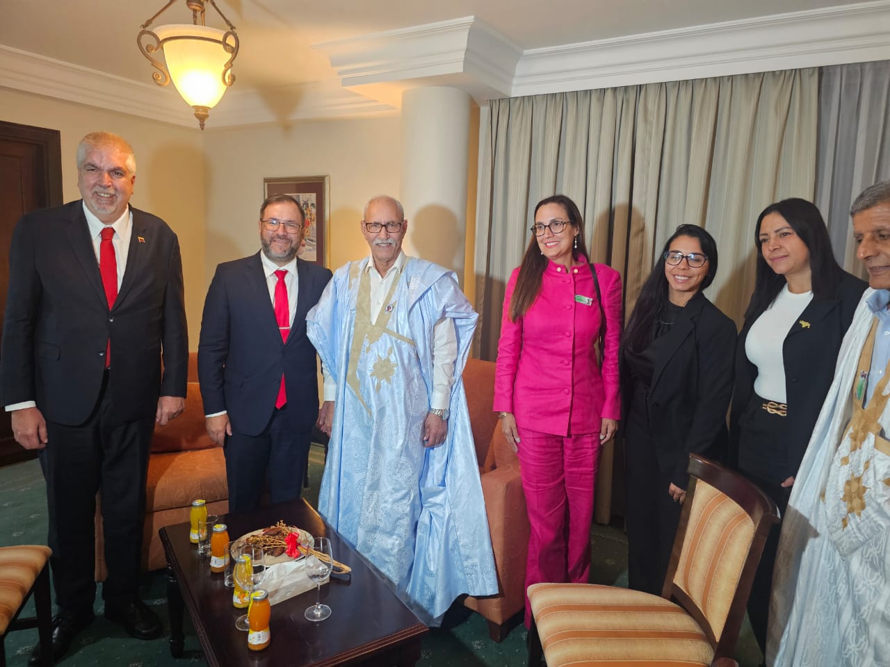 Brahim Gali recibe al canciller venezolano