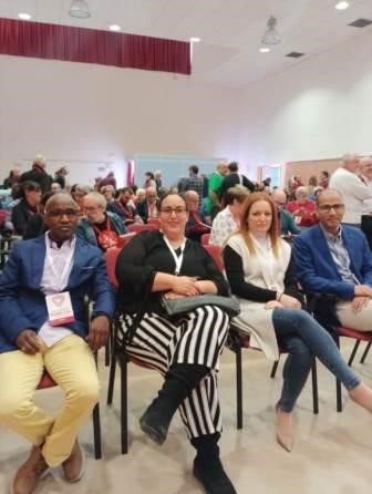 Delegacion del Frente POLISARIO invitado al XVI Congreso de UGT-Murcia Frente POLISARIO en XVI Congreso de UGT-Murcia