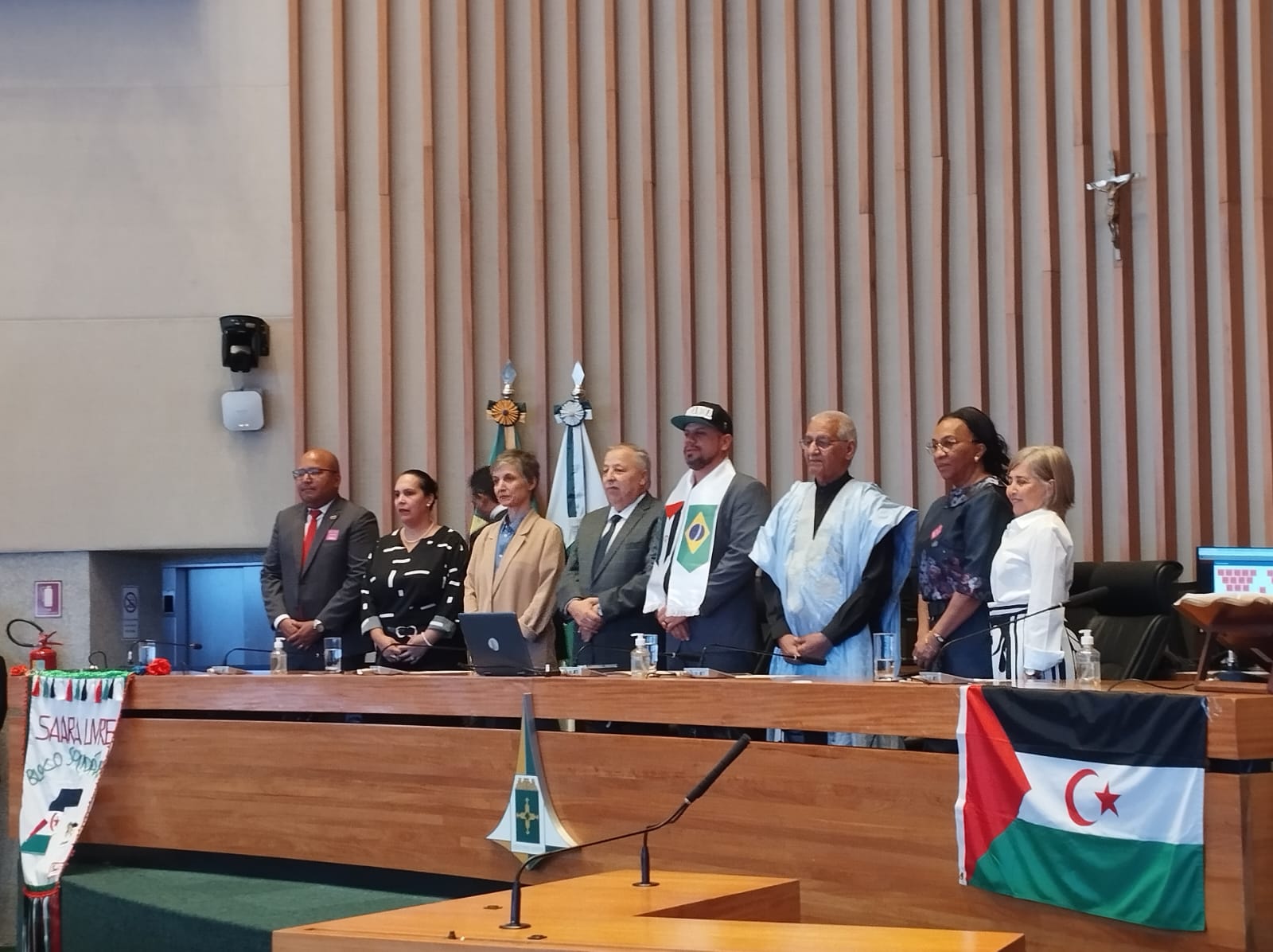 Sesión Solemne en la cámara Legislativa de Brasilia por el 49 Aniversario de la RASD Sesión Solemne en la cámara Legislativa de Brasilia