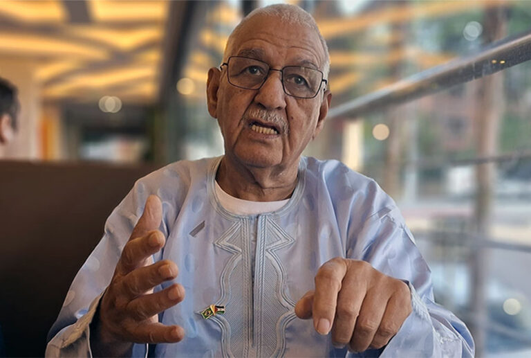 Ahmed Mulay Ali Hamadi, representante del Frente POLISARIO en Brasil Ahmed Mulay Ali Hamadi, representante del Frente POLISARIO en Brasil