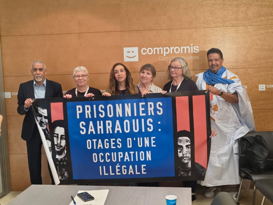Compromís presenta una proposición urgente en las Corts Valencianes para apoyar la Marcha por la Libertad de los presos políticos saharauis tras recibir a su protagonista Compromís presenta una proposición urgente en las Corts Valencianes para apoyar la Marcha por la Libertad de los presos políticos saharauis tras recibir a su protagonista