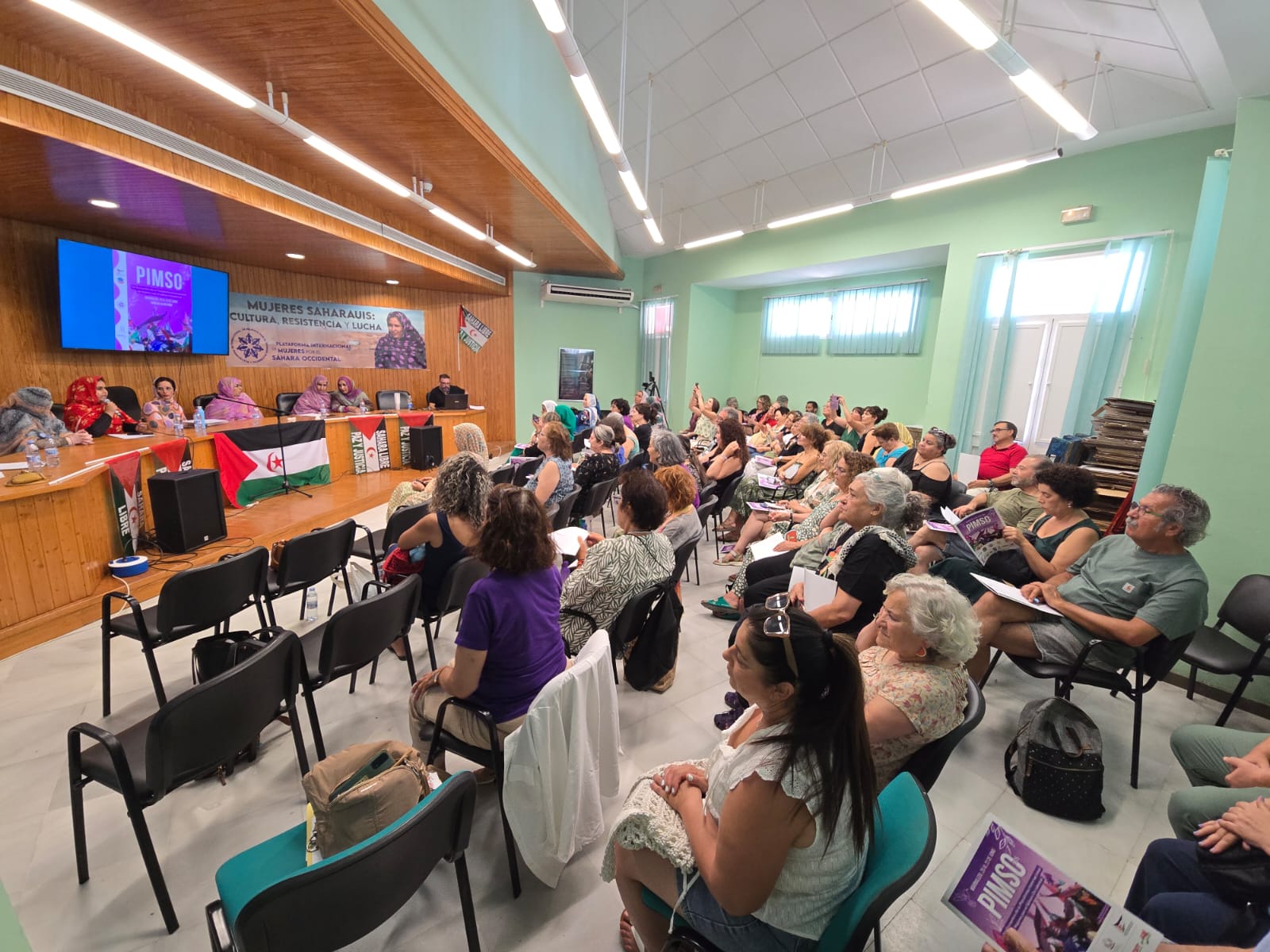 Primer Encuentro Internacional de la PIMSO (Plataforma Internacional de Mujeres por el Sahara Occidental). Primer Encuentro Internacional de la PIMSO (Plataforma Internacional de Mujeres por el Sahara Occidental).