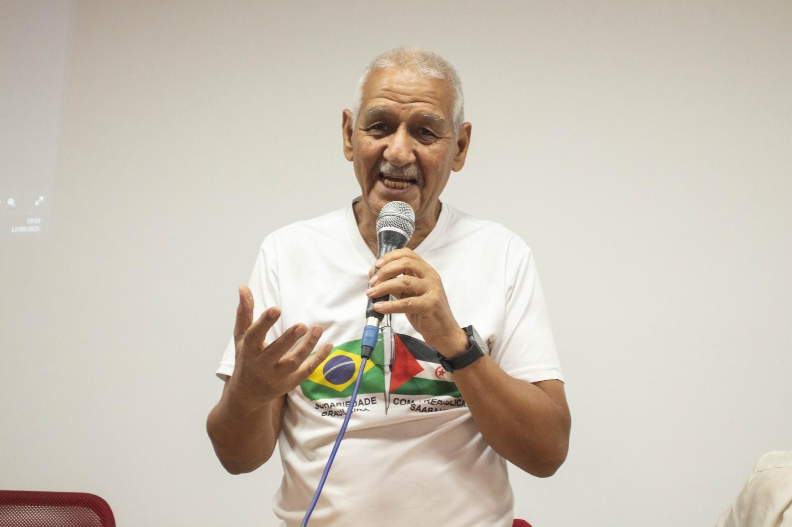 El representante del POLISARIO en Brasil interviene PC de Brasil PC de Brasil
