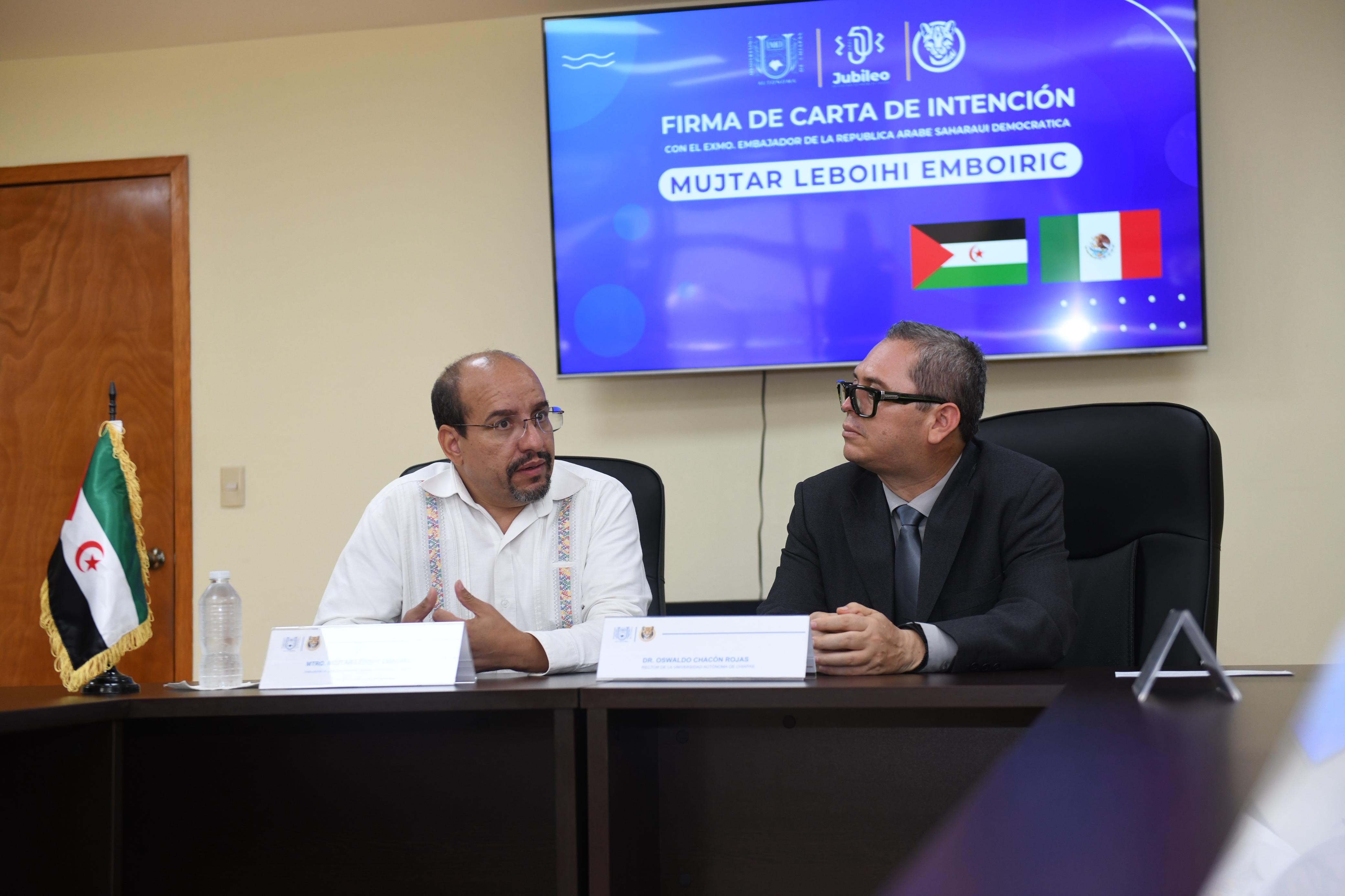 embajador saharaui en México visita el Estado de Chiapas Estado de Chiapas