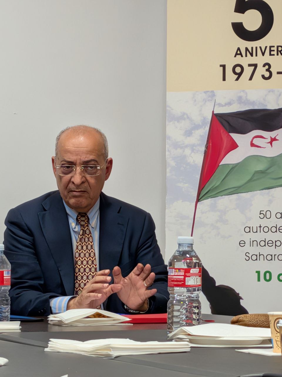 Mansur Omar, representante del frente POLISARIO en Europa