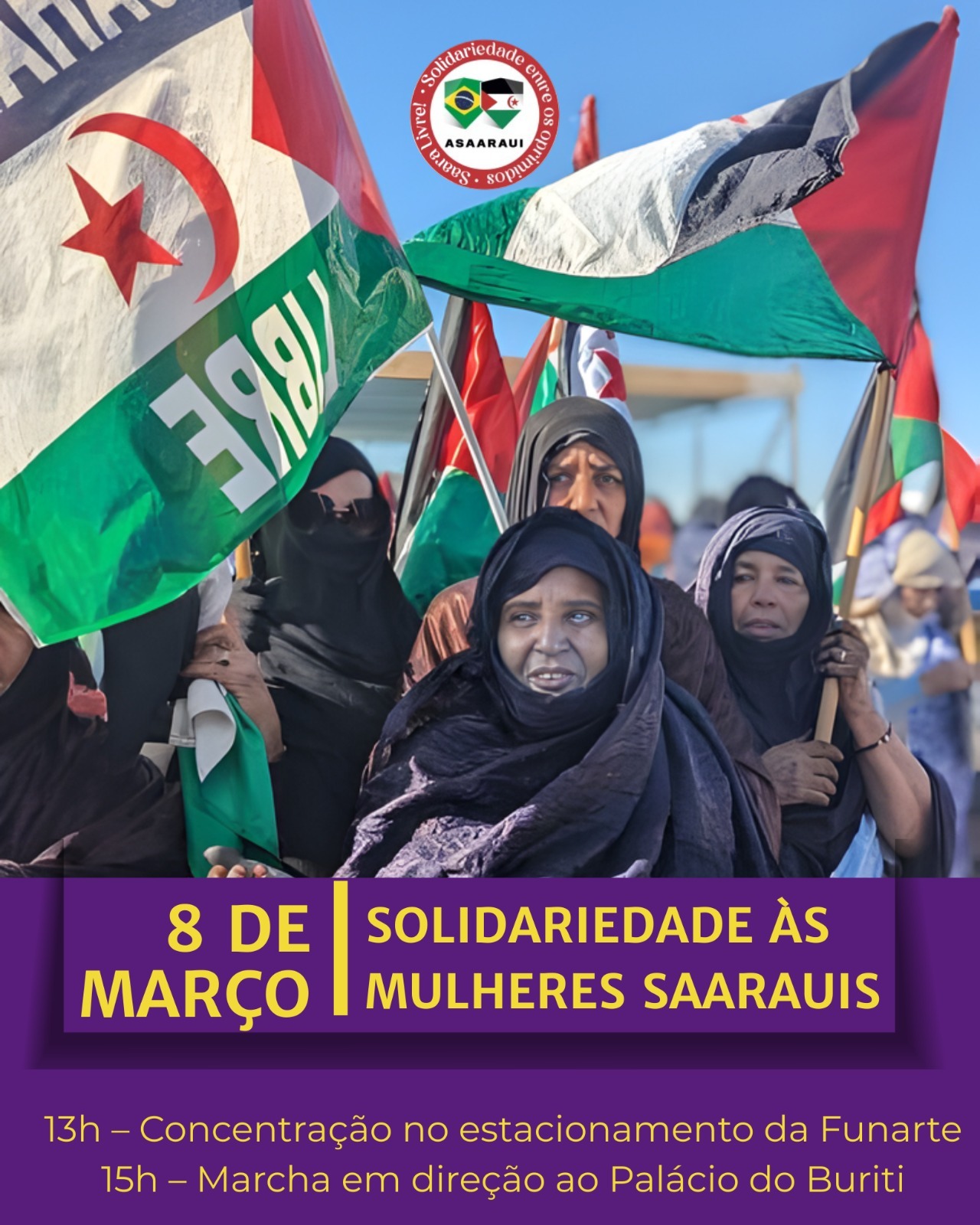 8M en América Latina convoca a solidarias con la causa saharaui 8M en América Latina convoca a solidarias con la causa saharaui