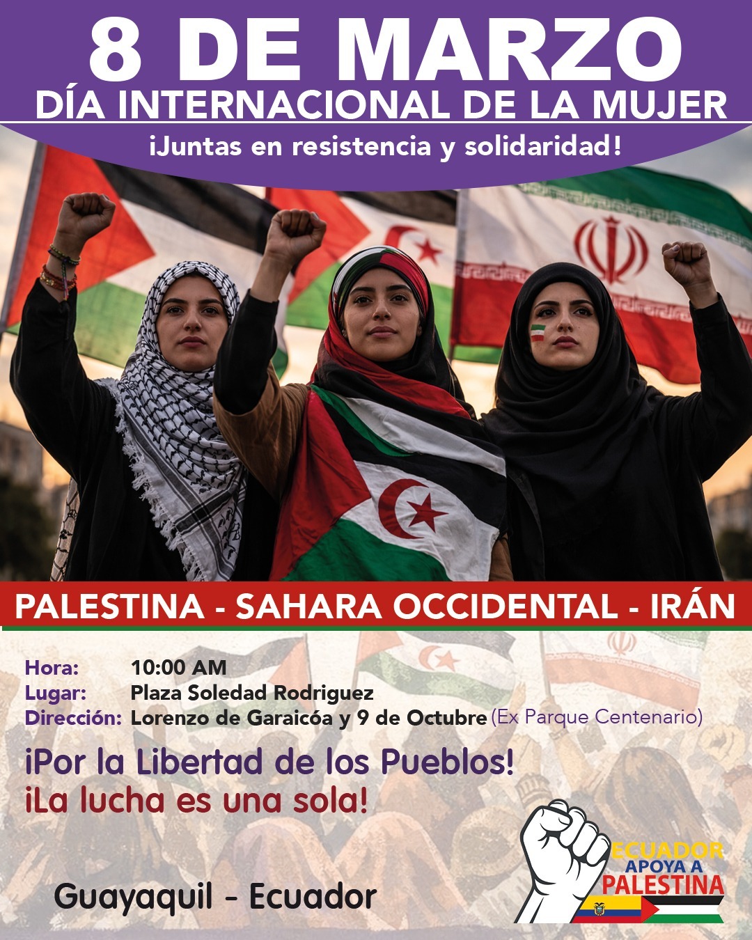 8M en América Latina convoca a solidarias con la causa saharaui 8M en América Latina convoca a solidarias con la causa saharaui