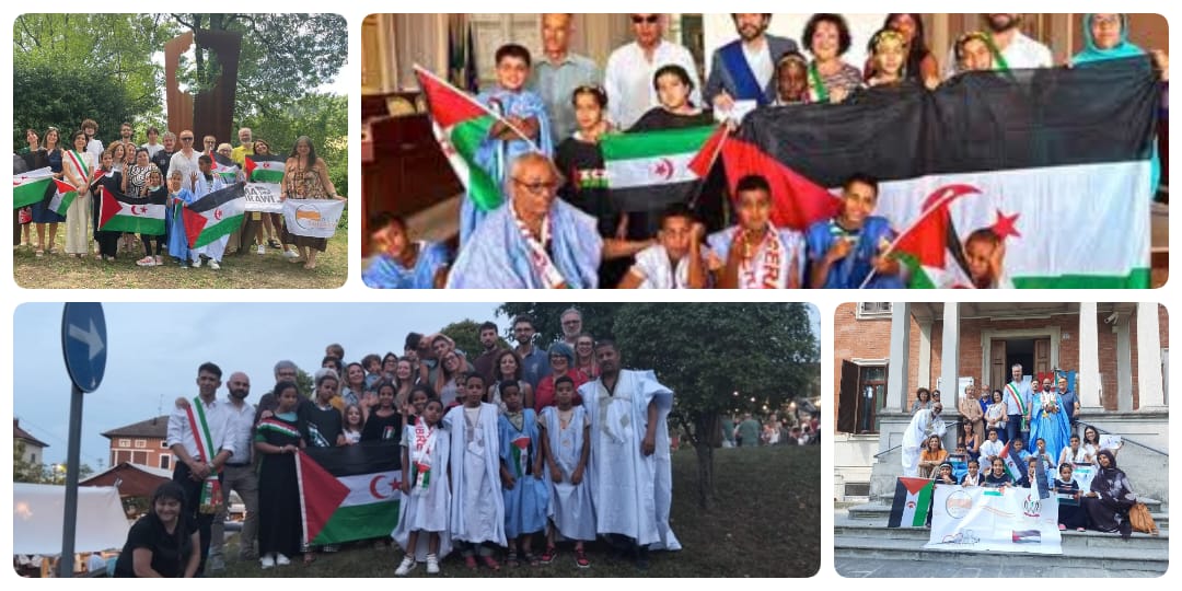 Ciudades italianas muestran solidaridad con el pueblo saharaui acogiendo a niños del programa Pequeños Embajadores de Paz