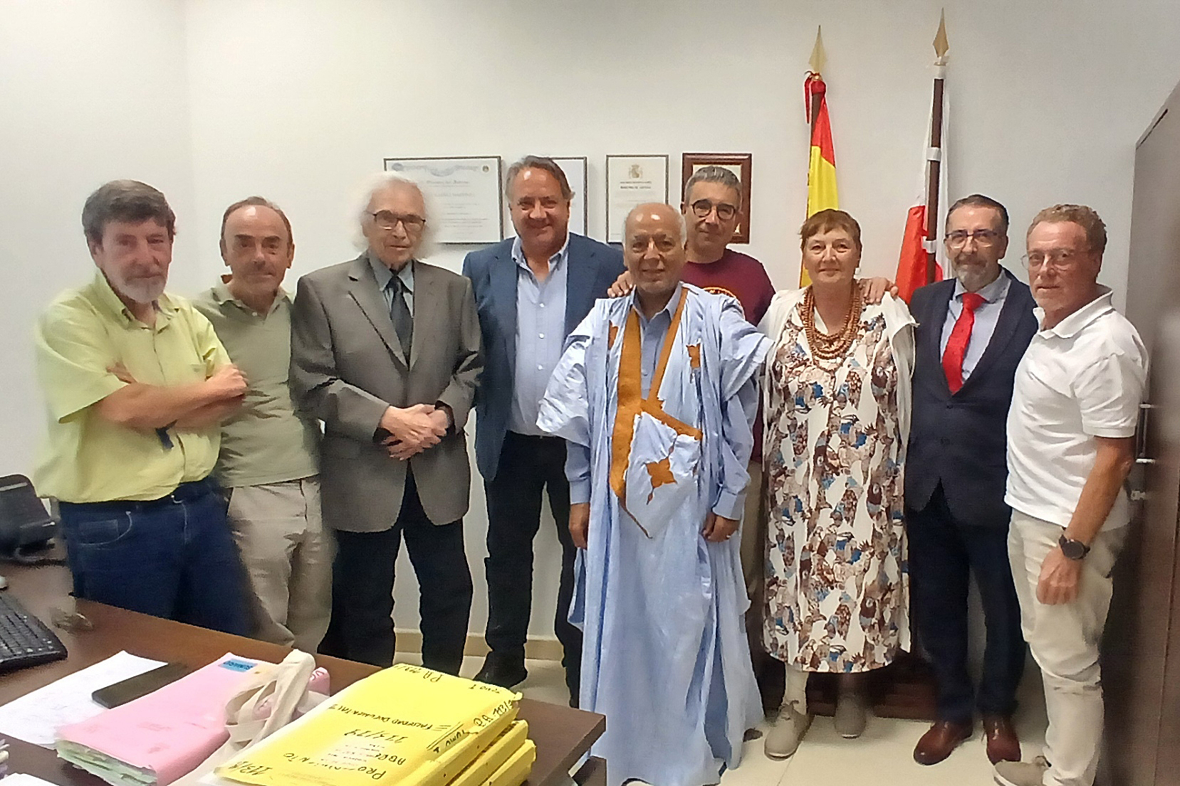 El Fiscal de Derechos Humanos y Memoria Democrática de Cantabria recibe a representantes de AFAPREDESA y organizaciones solidarias con el pueblo saharaui
