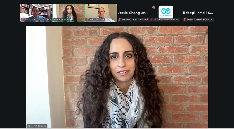 Huda Ammori, cofundadora de Palestine Action